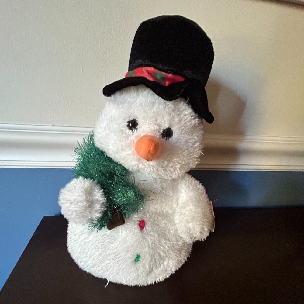 TY Classic Mr. Flurries Plush Snowman NWT